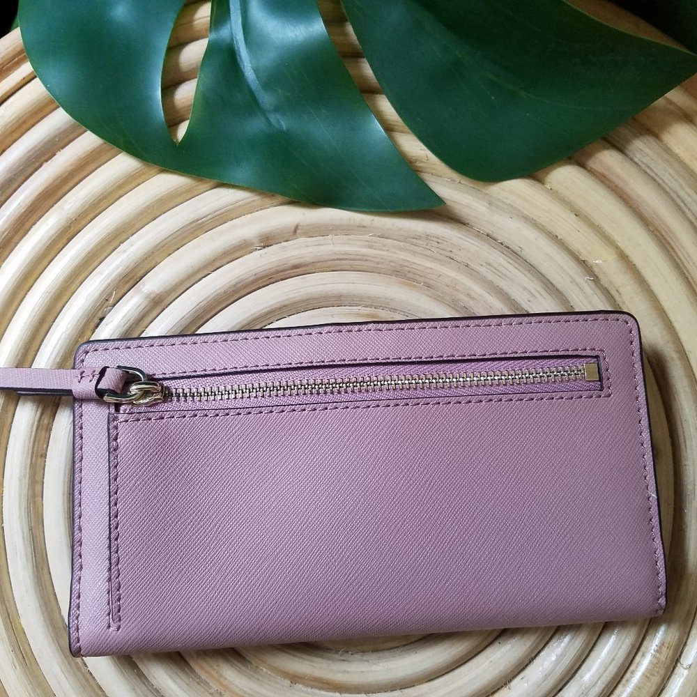 Dusty Peony Large Cameron Bifold Wallet Kate Spade - Picture 5 of 7